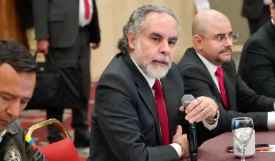 Armando Benedetti, ministro del Interior. 