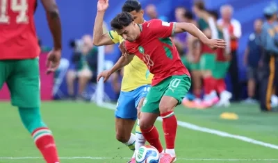 Brahim Díaz, delantero de Marruecos. 