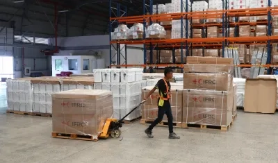 Centro Regional Logístico de Asistencia Humanitaria de la Federación Internacional de la Cruz Roja.