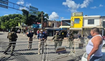 Cierre fronterizo entre Colombia y Venezuela. 