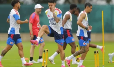James Rodríguez, capitán de la Selección Colombia. 