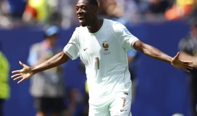Ousmane Dembelé llegó a cuatro goles en el Mundial. 