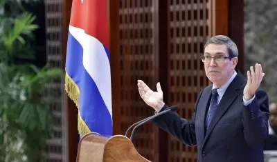 Canciller de Cuba, Bruno Rodríguez.