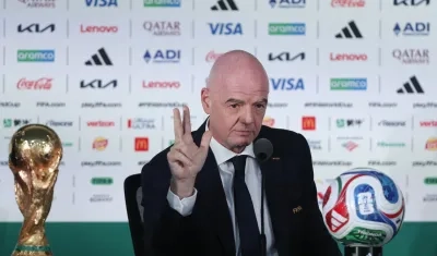 El suizo Gianni Infantino, presidente de la Fifa. 