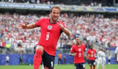 Harry Kane suma tres goles en el Mundial. 