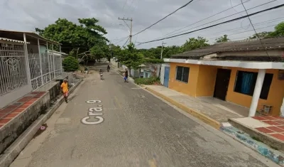 Lugar del ataque a bala.