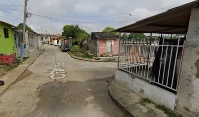 Lugar del homicidio en el barrio Las Américas