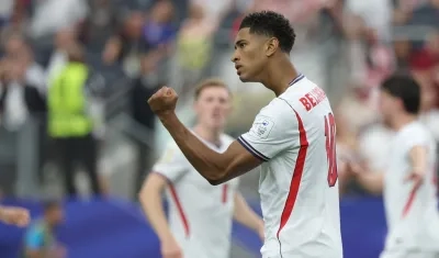 Jude Bellingham, delantero de la selección inglesa. 