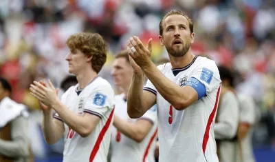 Harry Kane, delantero y capitán de la selección inglesa. 