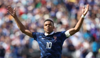 Kylian Mbappé, delantero y capitán de la selección francesa. 