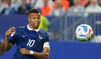 El francés Kylian Mbappé suma cuatro goles en el Mundial. 