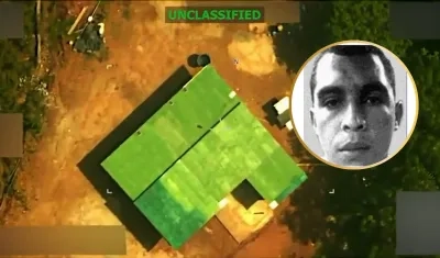 'Niño Guerreo' y el lugar del ataque del Comando Sur de los Estados Unidos