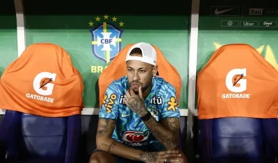 Neymar, delantero del Santos y de la selección brasileña. 