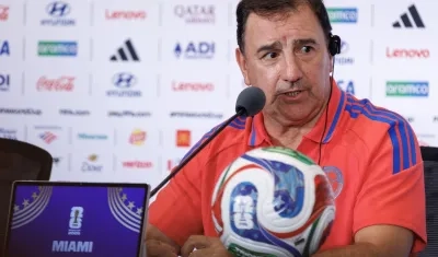 Néstor Lorenzo, técnico de la Selección Colombia. 
