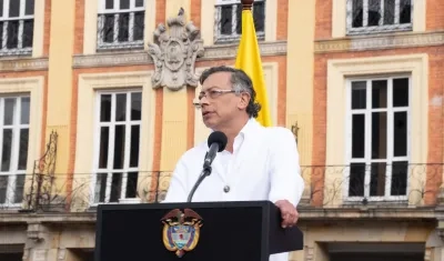 Gustavo Petro, presidente de la República. 