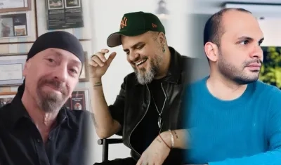 (Izq. a Der.) Carlos Salem, Diego Ojeda y Rafael Cabaliere. 