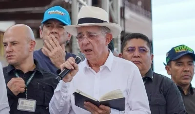 El expresidente Álvaro Uribe.