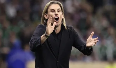 Sebastián Beccacece, técnico saliente de Ecuador.