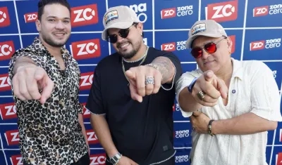Richard Sánchez, Miki Rygo y Sócrates Cariaco, integrantes de Proyecto A. 