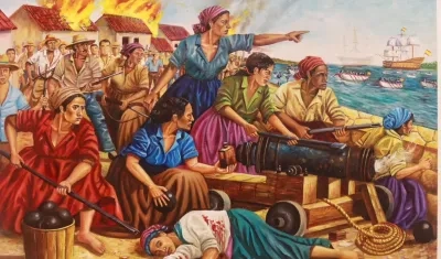 Obras que hacen parte de la exposición. 