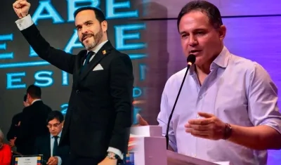 Abelardo De La Espriella y Honorio Henríquez. 