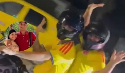 Alias 'Bendito menor' con su pareja, alias la 'Bebecita'.