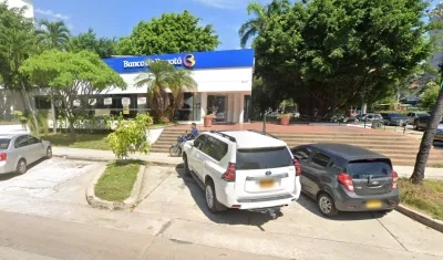 Banco de Bogotá de la carrera 54 con calle 75. 