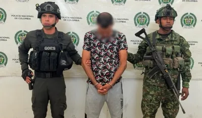 La captura fue realizada en el municipio de Aguachica. 