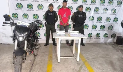 El hombre fue capturado por unidades del Gaula. 