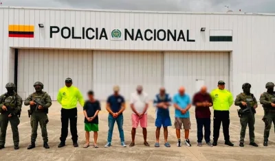 Capturados por la Policía.