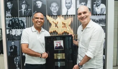 Carlos Padilla, gerente de Metroconcierto y Jorge Ríos, gerente de Tuboleta.