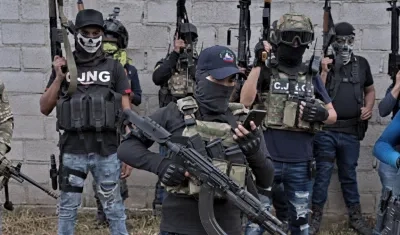 Integrantes del Cartel Jalisco Nueva Generación. 