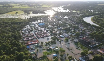 Inundación en el Casanare. 