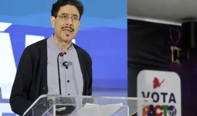 Excandidato presidencial Iván Cepeda. 