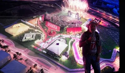 Presentación de la "ciudad" que va a recrear Shakira.