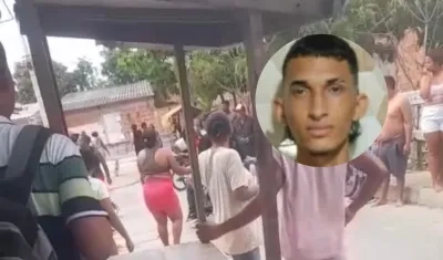 Crimen en el barrio Santa María.