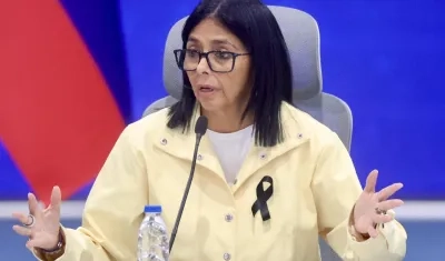 Delcy Rodríguez, presidente (e) de Venezuela. 