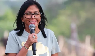 Delcy Rodríguez, presidenta (e) de Venezuela. 