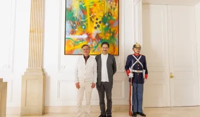 El Presidente Gustavo Petro e Iván Cepeda.