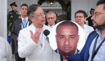 El Presidente Gustavo Petro y alias 'Chiquito Malo'.
