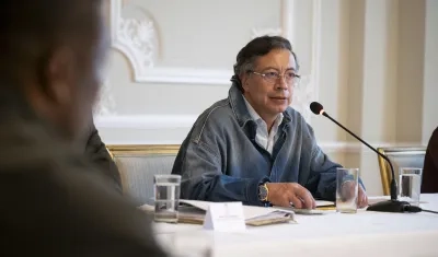 El Presidente Gustavo Petro.