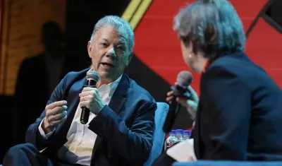 El expresidente y Premio Nobel de Paz, Juan Manuel Santos 