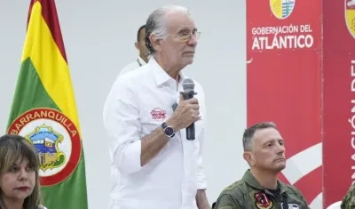 El gobernador Eduardo Verano.