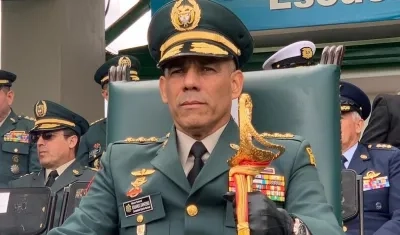 General Eduardo Zapateiro, excomandante del Ejército Nacional. 