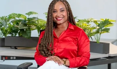 Girley Natacha Ordoñez Bowie, gobernadora de San Andrés electa, según preconteo. 