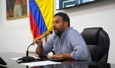 El presidente de la Asamblea Departamental del Atlántico, Estéfano González Díaz Granados.
