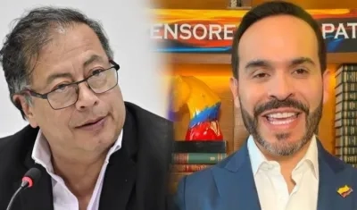 Gustavo Petro y Abelardo De La Espriella.