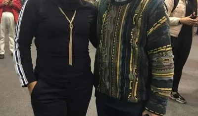 Mary Luz Herrán y Gustavo Petro.