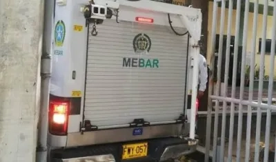 El cuerpo de la víctima fue trasladado a Medicina Legal. 