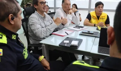 José Antonio Luque, Secretario del Interior del Atlántico. 